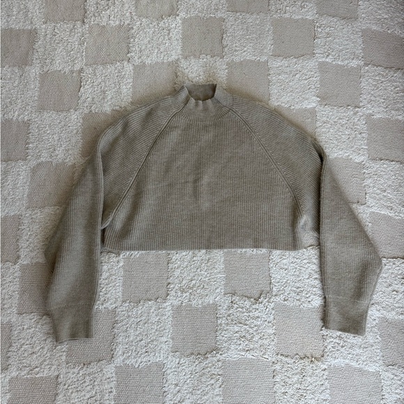 Mod Ref Taupe Cowl Neck Sweater - Picture 1 of 3